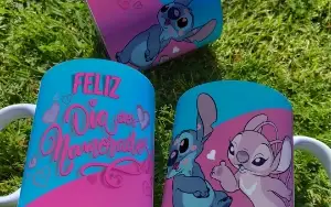 Caneca Namorados Personagens