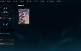 Bronze 4 com 140 Champs e 68 Skins + 650 RP