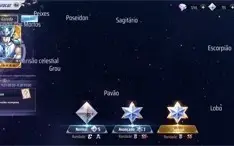 Conta Forte Saint Seiya Servidor A71