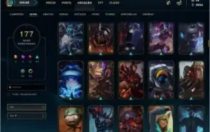 Conta LOL Gold II Muitas Skins