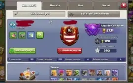 Clash of clans CV 11 bem upado e barato