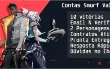 CONTAS SMURF VALORANT UNRANKED (PRONTAS PARA O COMPETITIVO)