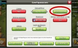 Clash of Clans CV 9 mal upada e CC4 com troca de nome