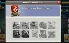 Clash of Clans CV 9 mal upada e CC4 com troca de nome