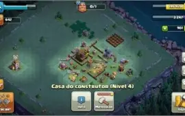 Clash of Clans CV 9 mal upada e CC4 com troca de nome