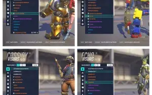 Conta Overwatch - 17 armas douradas + skins raras + 4 mítica