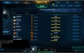 Conta Smite Global Godpack + Skins Limitadas