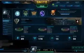 Conta Smite Global Godpack + Skins Limitadas