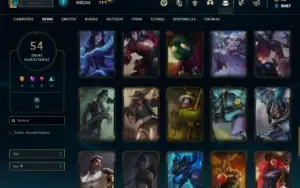 Conta bronze 2 com 90 Champs e 54 Skins ( MAIN ADC )