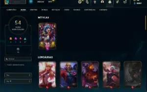 Conta bronze 2 com 90 Champs e 54 Skins ( MAIN ADC )