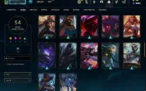 Conta bronze 2 com 90 Champs e 54 Skins ( MAIN ADC )