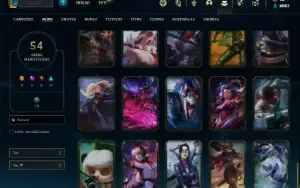 Conta bronze 2 com 90 Champs e 54 Skins ( MAIN ADC )