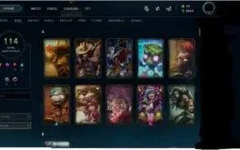 cont\ com 114 skins e 92 champs