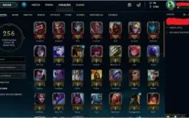 Conta League of Legends Ouro 1 + 76 Champs + 25 Skins