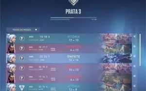 CONTA VALORANT COM SKINS E PASSE DE BATALHA PRATA 3
