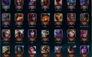 SKINS VITORIOSAS APARTIR DA S5 > 39 SKINS - D4 119 CHAMP
