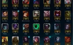 SKINS VITORIOSAS APARTIR DA S5 > 39 SKINS - D4 119 CHAMP