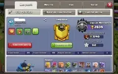 conta clash of clans cv12
