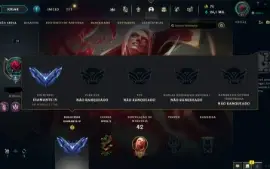 Conta Lol - Diamante 4, 58% De Wr(E-Mail Não Confirmado)