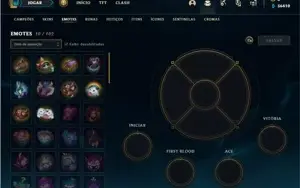 Conta Platina 4 com 27 Champs e 6 Skin + 1 Prestigio do Fizz