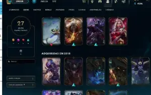 Conta Smurf Lol 27 Skins Full Acesso