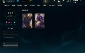 Ferro 1 com 150 Champs e 127 Skins + 2500 RP
