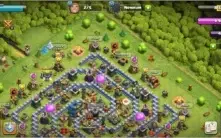 Conta clash of clans  cv12 semi full