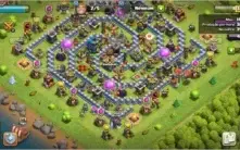 Conta clash of clans  cv12 semi full