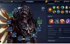 Guerreiro lvl 71 , 83k de poder, 2 pet epico