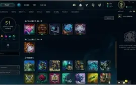 CONTA LEAGUE OF LEGENDS