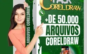 100 000 Mil Arquivos E Templates Editáveis Coreldraw + bônus