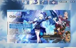 Conta Genshin AR 54 Furina C2 Clorinde + Absolvicao 