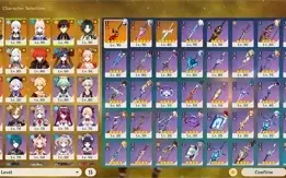 Zhongli C1 + Itto + Chifres Vermelhos + Ayaka + Cortadora...