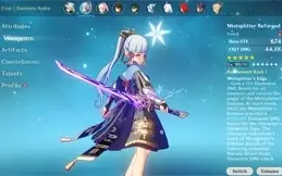 Zhongli C1 + Itto + Chifres Vermelhos + Ayaka + Cortadora...