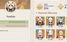 Zhongli C1 + Itto + Chifres Vermelhos + Ayaka + Cortadora...