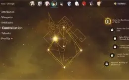 Zhongli C1 + Itto + Chifres Vermelhos + Ayaka + Cortadora...