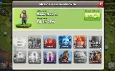 Clash of clans cv12 com 6 construtores.
