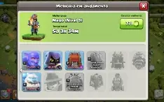 Clash of clans cv12 com 6 construtores.