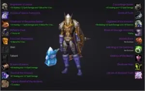 Conta wow TBC - pala prot / healer / warrior fury / tank