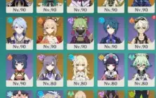 Furina C6+Bis Todos Os Arcontes! Ganyu C4! Builds feitas!