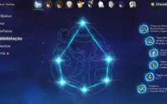 Furina C6+Bis Todos Os Arcontes! Ganyu C4! Builds feitas!