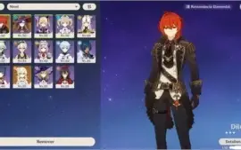 CONTA GENSHIN IMPACT AR34 -> Diluc + Mona