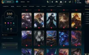 Conta Lol - Unrakend, Todos Os Champs, 300 Skins, 6700 De Rp