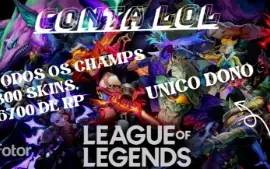 Conta Lol - Unrakend, Todos Os Champs, 300 Skins, 6700 De Rp
