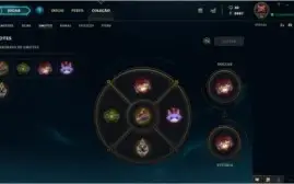 CONTA LEVEL 46, 129+1 CAMPEÕES, 39 SKINS, 2 LENDÁRIAS