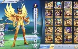 SAINT SEIYA AWAKENING - COM GEMAS AVANÇADAS E LIVROS