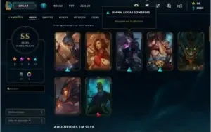 Conta criada season 3. d2(ex gm), all champ, 55 skin