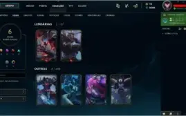CONTA LOL PARA RUSH ELO