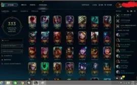 conta de league of legends muito barato
