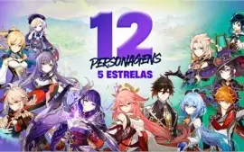 GENSHIN (Conta pessoal) - 11 Personagens 5 ⭐ -  AR 57
